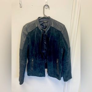 Olsen leather and suede jacket.